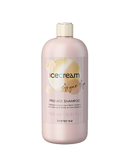 Inebrya Ice Cream Argan Age nabłyszczający szampon z olejkiem arganowym, 1000ml