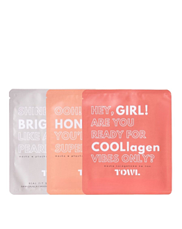 TOWL Face Masks Trio Zestaw trzech maseczek do twarzy