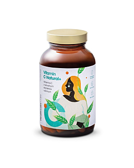 Health Labs Vitamin C Natural+, Witamina C z naturanych ekstraktów roślinnych, Kapsułki