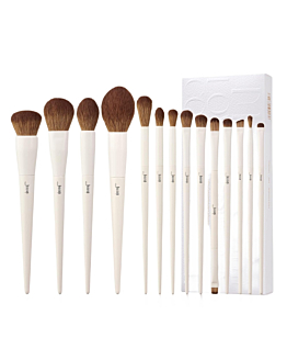 JESSUP Luxury Light Gray Comprehensive Brush zestaw pędzli do makijażu oczu i twarzy T329 14szt.