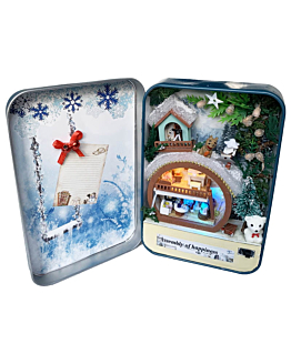 Habarri Miniaturowy domek - Zimowa zabawa