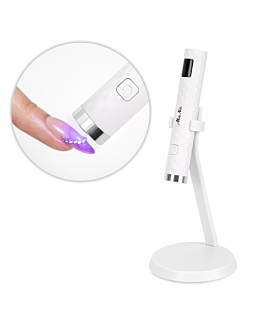 MollyNails I2 Lampa LED Do Paznokci Lakierów Hybrydowych Żeli i Akrylożeli Bezprzewodowa Biała 5W