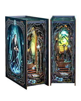 Habarri Miniaturowy domek Book Nook - Wrota magii