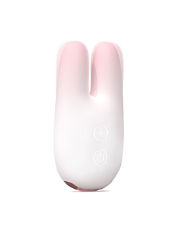S-HANDE Baby Rabbit wibrator stymulujący White Pink