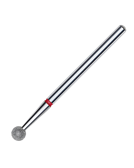 Staleks PRO Expert Frez Diamentowy Kulka 4 mm Czerwony