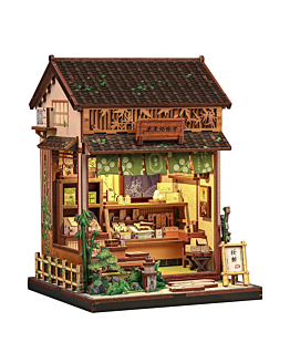 Habarri Miniaturowy domek Book Nook - Księżycowe ciasteczka
