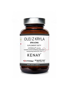Kenay Suplement diety olej z kryla EPA DHA Superba Boost