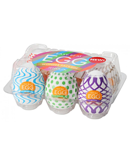 Zestaw masturbatorów Egg Variety Pack New Wonder Tenga