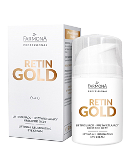 Farmona Professional Retin Gold liftingująco-rozświetlający krem pod oczy, 50ml