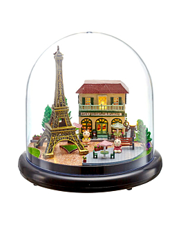 Habarri Miniaturowy domek - Kawa pod wieżą Eiffla