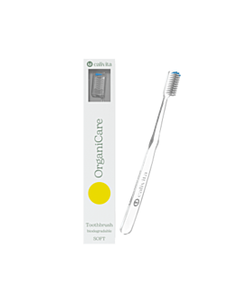 Calivita OrganiCare Toothbrush Biodegradowalna szczoteczka do zębów niebieska, miękka