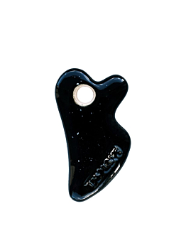 Lullalove Ceramiczny masażer gua sha - czarny