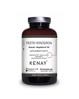 Kenay Ekstrakt z pestek winogron MegaNatural®-BP™ 300 kapsułek
