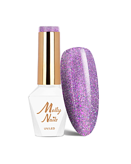 MollyNails Shocking Shine Time Lie Lakier Hybrydowy UV LED Nr 682 8 g