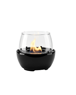 TenderFlame Tulip 14 Black Reactive Porcelain Lampion stołowy