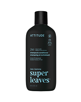 Attitude Super Leaves Szampon odżywka 2w1 męski eukaliptus szałwia 415 ml