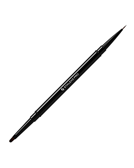 Staleks PRO Expert Pędzelek Dwustronny Do Żelu Owalny 7 mm I Do Zdobień 7 mm Czarny