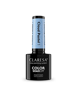 Claresa Color Soak Off UV/LED Cloud Pastel lakier hybrydowy 1, 5g