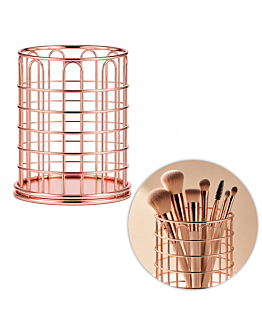Allepaznokcie Stojak Organizer Na Pędzelki Rose Gold Nr 7