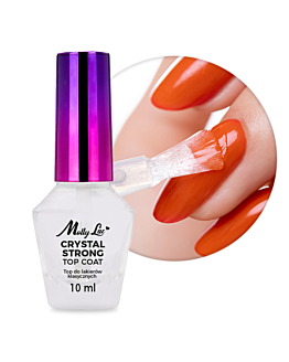 MollyLac Crystal Strong Top Coat Top Do Lakierów Klasycznych 10 ml