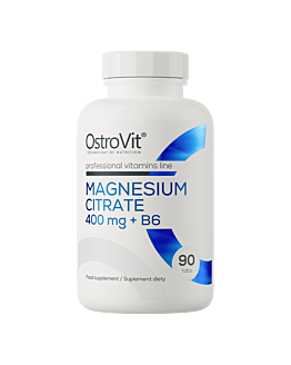 OstroVit Cytrynian Magnezu 400 mg + Witamina B6 90 tabs