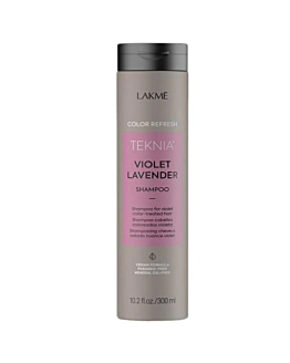 Lakme Teknia Violet Lavender Shampoo odświeżający kolor szampon do włosów farbowanych, 300ml