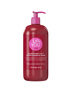 Inebrya Up To You Liss wygładzająca odżywka i maska do włosów 2w1, 1000ml