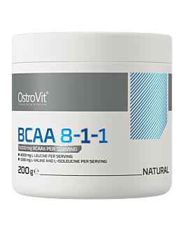 OstroVit BCAA 8-1-1 200 g o smaku naturalnym