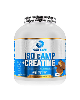 Yava Labs Iso Camp + Creatine Izolat białka + kreatyna smak czekoladowo-karmelowe toffi