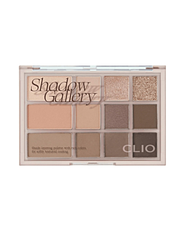 Clio Shade & Shadow Palette, paleta neutralnych cieni do powiek, 01 Shadow Gallery, 9,6g