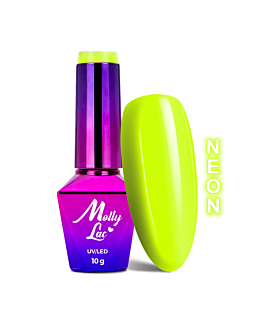 MollyLac Fancy Fashion Lakier Hybrydowy UV LED Nr 335 Lemonade Neon 10 g