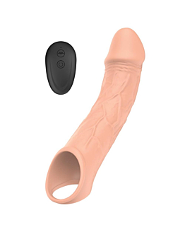 B-Series Magic Vibrating Extension wibracyjna przedłużka na penisa z pilotem