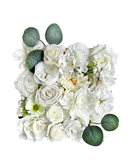 Habarri Kwiaty w ramce - Flower box DIY - Alabastrowe biele