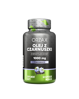 Orzax Suplement diety olej z czarnuszki w kapsułkach