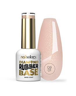 Clavier Nailsology Diamond Rubber Base baza hybrydowa DB01 Chiquite, 8ml