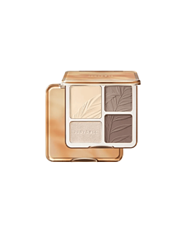 Judydoll 2 IN 1 Highlighter Contour Palette, paleta do konturowania i rozświetlenia ciepła, 02 Wood, 9g