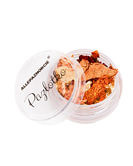 Allepaznokcie Pazłotko Dwustronne Flame Ultrafine Folia Chrom W Płatkach Do Zdobień 3 ml Nr 6