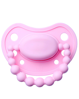 LUU Kids Smoczek pozycjonujący Pink A Boo 0-3m