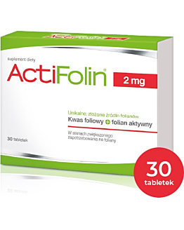ActiFolin 2mg, W stanach zwiększonego zapotrzebowania na foliany, Tabletki