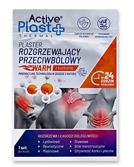 Active Plast Thermal Plaster rozgrzewający przeciwbólowy z kurkumą, 1 szt.
