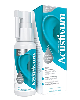 Acustivum, Spray do uszu 
