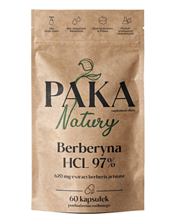 Paka Natury Berberyna HCL 97% 60 kapsułek