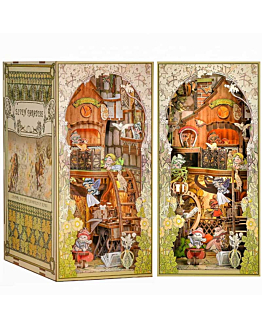 Habarri Miniaturowy domek Book Nook - Siódme niebo