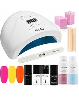 INLAQ Zestaw Startowy do Manicure Hybrydowego