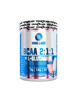 Yava Labs BCAA 2:1:1 L glutamina smak wata cukrowa