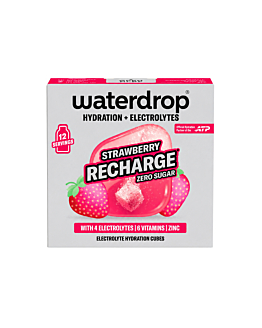 Waterdrop Microlyte STRAWBERRY RECHARGE Kostki elektrolitowe do przygotowania napoju, Truskawka, 12 szt.