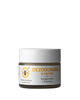 Miodowa Mydlarnia dezodorant w kremie bergamotka z limonką