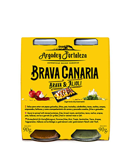 Argodey Fortaleza Brava Canaria Aioli Salsa Brava Sosy z Wysp Kanaryjskich 2x90 g