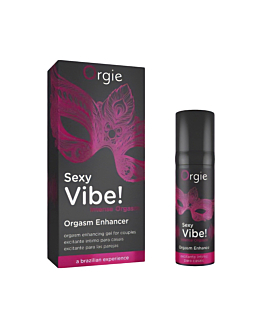 Wibrator W Płynie Sexy Vibe! Intense Orgasm 15 Ml Orgie