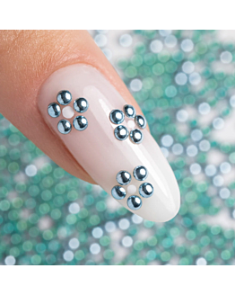 NTN Premium ShinePins Gładkie Ćwieki Ozdoby Do Paznokci Mini Nr 6 5 g